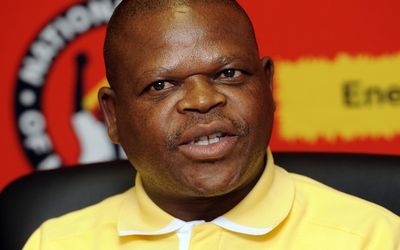 National Union of Mineworkers general secretary Frans Baleni.  Picture: FINANCIAL MAIL