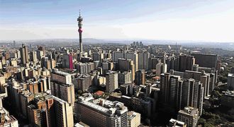A view of Hillbrow from a flat in Ponte Towers, Johannesburg. Picture: THE TIMES