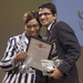 Basic Education Minister Angie Motshekga presents Asil Motala, from KwaZulu-Natal, with an award at the release of matric results on Monday. Picture: PUXLEY MAKGATHO