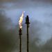 A chimney flares at PetroSA's Mossgas facility in Mossel Bay. Picture: THE TIMES