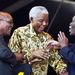 THREE LEADERS: Nelson Mandela celebrates his 90th birthday with then president Thabo Mbeki and African National Congress leader Jacob Zuma at Loftus Stadium in August 2008. Picture: GALLO IMAGES