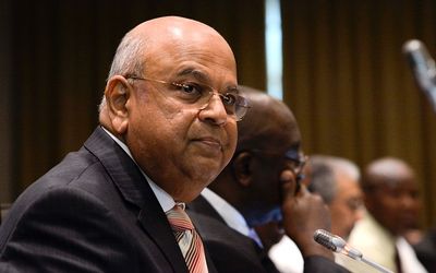 Finance Minister Pravin Gordhan briefs the standing committee on finance on the South African Revenue Service's strategic plan for 2013-2017 on Tuesday.  Picture: TREVOR SAMSON