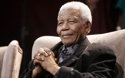 Former president Nelson Mandela attends the sixth Nelson Annual Mandela lecture in Kliptown, near Johannesburg, in this July 12 2008 file photo. Picture: REUTERS