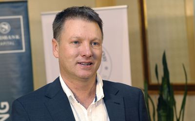 Johan van den Berg, CEO of the South African Wind Energy Association, at the Business Day Dialogue in Johannesburg on Thursday. Picture: RUSSELL ROBERTS