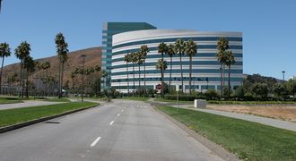 A road leads to a new and curved office building near San Francisco in the US. Picture: THINKSTOCK