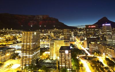 Cape Town at night. Picture: THE TIMES