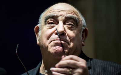 Former intelligence minister Ronnie Kasrils at a media briefing about the ‘Vote No’ campaign at the University of the Witwatersrand in Johannesburg on Tuesday. Picture: THE TIMES