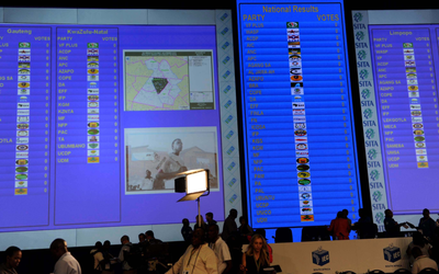 IEC elections results centre in Pretoria. Picture: GCIS