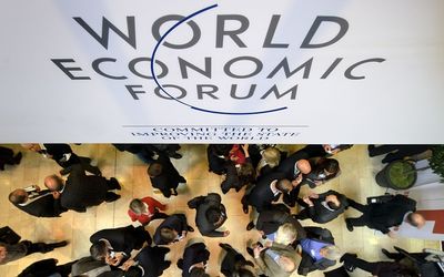 World Economic Forum. Picture: AFP PHOTO / FABRICE COFFRINI