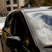 The Uber logo is seen on a vehicle near Union Square in San Francisco, California. Picture: REUTERS/ROBERT GALBRAITH 