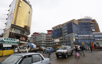 People walk through the streets of a shopping area in Addis Ababa, Ethiopia, in this May 26 2014 file photo.  Picture: REUTERS
