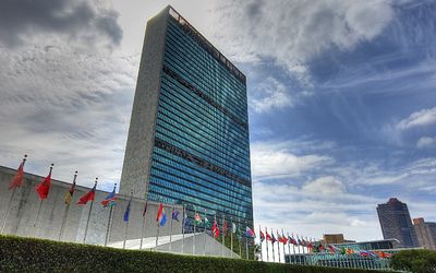United Nations building in New York, the US. Picture: UNITED NATIONS