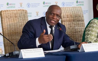 Minister of Agriculture‚ Forestry and Fisheries Senzeni Zokwana addresses delegates at the  opening of the 14th World Forestry Congress on Monday.  Picture: GCIS