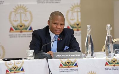 CHOSEN: Chief Justice Mogoeng Mogoeng is one of the Judicial Service Commission members who will interview hopefuls for deputy judge president in the Eastern Cape High Court’s Bhisho division. Picture: TREVOR SAMSON