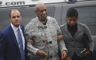 Actor and comedian Bill Cosby (C) arrives with attorney Monique Pressley (R) for his arraignment on sexual assault charges at the Montgomery County Courthouse in Elkins Park, Pennsylvania. Picture: REUTERS