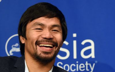 Manny Pacquiao. Picture: AFP PHOTO/TIMOTHY A CLARY  