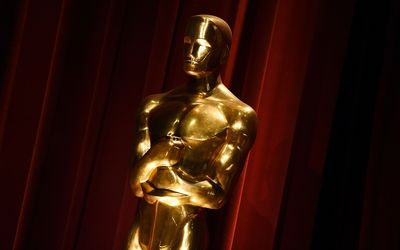 An Oscar statue is on display during the Academy Awards Nominations Announcement at the Samuel Goldwyn Theater in Beverly Hills, California. Picture: AFP