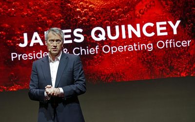 Coca-Cola Company president and chief operating officer James Quincey at the presentation of a new advertising campaign in Paris, France, on Tuesday.   Picture: REUTERS/BENOIT TESSIER