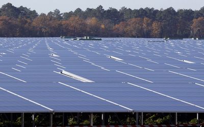 Solar energy. Picture: REUTERS/REGIS DUVIGNAU