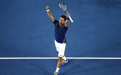 You do not have to be world number one Novak Djokovic, seen here celebrating his recent Australian Open win, to benefit from playing tennis. Picture: REUTERS/JASON REED 