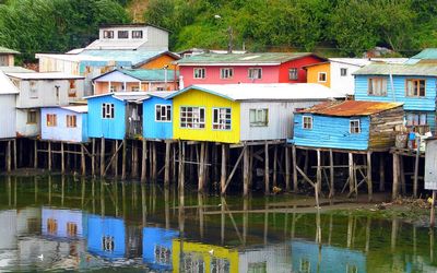 Chiloé island's attractive palafitos. Picture: SUPPLIED 