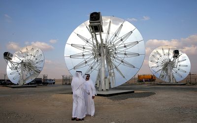 Middle Eastern countries are turning away from using hydrocarbons for electricity and are looking at solar and nuclear energy. Picture: REUTERS