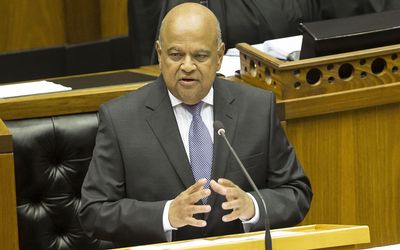 Finance Minister Pravin Gordhan delivers his 2016 budget speech in Parliament in Cape Town last Wednesday. Picture: BLOOMBERG/HALDEN KROG