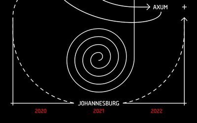 Johannesburg 2026 is part of the Alfredo Jaar exhibition, Amilcar, Frantz, Patrice and the Others, at the Goodman Gallery. Picture: SUPPLIED