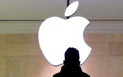 Apple logo. Picture: AFP PHOTO/TIMOTHY A CLARY