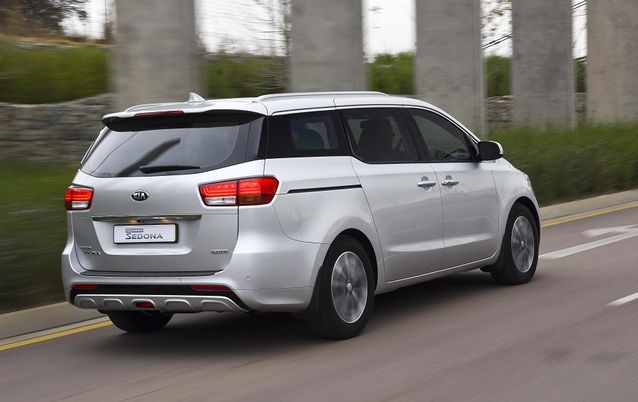 The Kia Grand Sedona is a seven-seater, diesel-powered MPV with an automatic gearbox. It is 5m long but it isn’t too wide and neither is it too tall. Picture: SUPPLIED