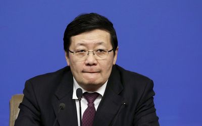 China's Finance Minister Lou Jiwei. Picture: REUTERS