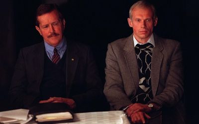 Clive Derby-Lewis and Janusz Walus appear in front of the Truth and Reconcilaition Commission in June 1997. Picture: ADIL BRADLOW/PICTURENET AFRICA
