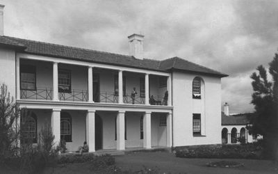 Wesley House at the University of  Fort Hare  in the 1940s where Mangaliso Robert Sobukwe was a student. Pictures: SUPPLIED