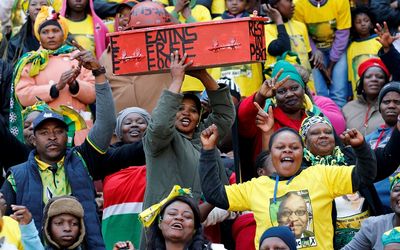 The ANC is not in a growth phase. For the past decade its trajectory has been downhill as it grapples with a radically changed opposition. Picture: REUTERS/SIPHIWE SIBEKO