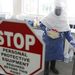 A doctor works in a laboratory on collected samples of the Ebola virus at the Centre for Disease Control in Entebbe, about 37km southwest of Uganda's capital, Kampala, in August 2012. Picture: REUTERS