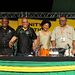 ANC TOP SIX: From left, Zweli Mkhize (treasurer-general), Cyril Ramaphosa (deputy president), Jacob Zuma (president), Baleka Mbete (chairperson), Gwede Mantashe (secretary-general) and Jessie Duarte (deputy secretary-general). Picture: ANC MEDIA PIX