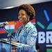 Minister of International Relations and Cooperation Maite Nkoana-Mashabane addresses a Brics Business Colloquium in Durban on Monday. Picture: JACOLINE PRINSLOO