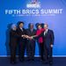 BRICS LEADERS: From left, Indian Prime Minister Manmohan Singh, Chinese President Xi Jinping, South African President Jacob Zuma, Brazilian President Dilma Rousseff and Russian President Vladimir Putin at the Brics Summit in Durban on Wednesday. Picture: REUTERS