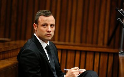 Oscar Pistorius at the North Gauteng High Court in Pretoria on Wednesday. Picture: REUTERS