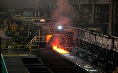 Steel production. Picture: BLOOMBERG