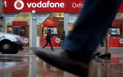 ASPIRATIONS: With potential buyers likely tied up with other deals, Vodafone will be on its own into building up out its internet infrastructure and restoring revenue growth.  Picture: BLOOMBERG