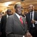 Zimbabwean President Robert Mugabe leaves the SA-Zimbabwe Business Forum in Pretoria on April 9. Picture: AFP PHOTO/STEFAN HEUNIS