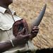 Rhino horn. Picture:  AFP PHOTO / ROBERTO SCHMIDT