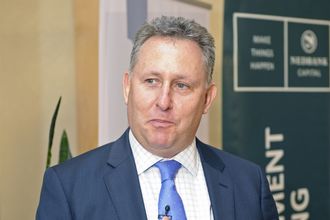 Michael Peo, head of infrastructure, energy and telecoms at Nedbank Capital, at the Business Day Dialogue in Johannesburg last week. Picture: RUSSELL ROBERTS