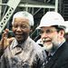 Nelson Mandela and De Beers chairman Nicky Oppenheimer. Picture: BONILE BAM