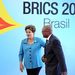 President Jacob Zuma, left, and his Brazilian counterpart Dilma Rousseff during a Brics (Brazil, Russia, India, China and South Africa) summit in Brazil on Tuesday.  Picture: GCIS