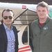 Thomas Kritzer, MD of Sky Messaging, and his pilot Daniel MacArthur. The advertising company uses a custom-made system to track and measure all its flights. Picture: SUPPLIED