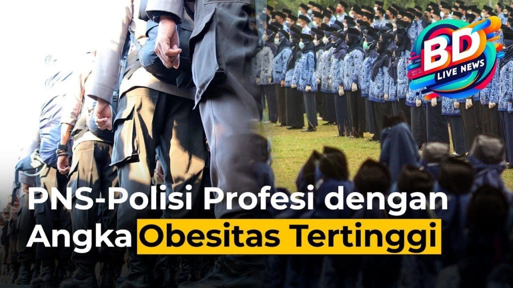 Pengidap Obesitas Terbanyak di Indonesia Tercatat dengan Profesi Polri dan PNS