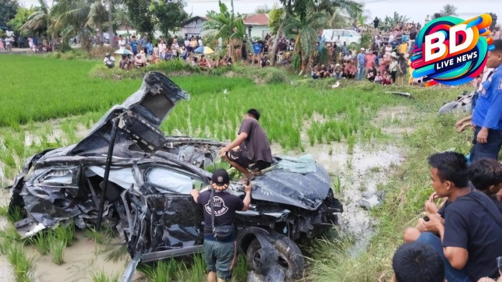 Kecelakaan Kereta Api Tewaskan 6 Orang di Deli Serdang