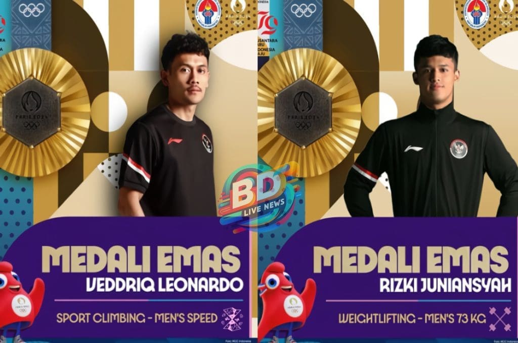 Veddriq Leonardo Penyumbang Medali Emas Pertama Untuk Indonesia Pada Olimpiade Paris 2024